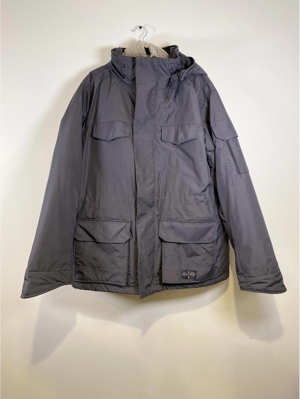 United By Blue Men's Gray Sherpa Lined Jacket Size XL